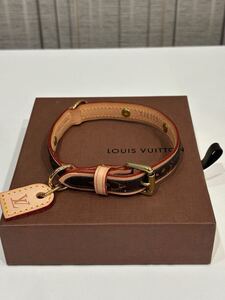 【美品】LOUIS VUITTONモノグラム犬用首輪 