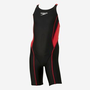 1422124-SPEEDO/ジュニア ガールズ フレックスゼロ2 ジュニアオープンバックニースキン 競泳水着/15