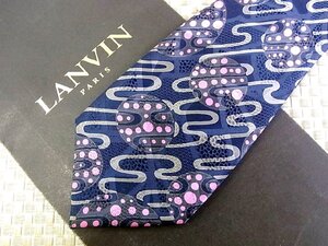 ♪1721S♪新品【ドット デザイン 柄】ランバン【LANVIN】ネクタイ