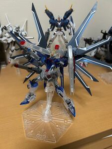 BANDAI HG ライジングフリーダムガンダム 劇場公開記念品 クリアカラーver. 素組 完成品