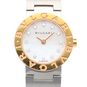 ブルガリ ブルガリブルガリ 腕時計 時計 ステンレススチール BBP23SG クオーツ レディース 1年保証 BVLGARI 中古