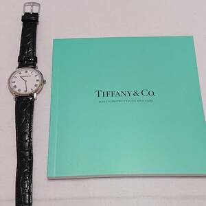 【１円スタート！！】ティファニー Tiffany & Co. クラシック ラウンド ホワイト文字盤 クオーツ 腕時計 中古 ②