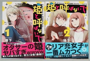 即決！すべて初版帯付！地下「姫と呼ばないで」全２巻セット