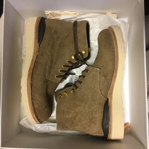 ビズビム visvim VIRGIL BOOTS-FOLK VEG SUEDE SAND M8.5