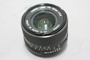 ■絞り動作しました■　キヤノン（Canon）　FD 24mm F2.8 (New)　■部品取り等にご利用下さい■