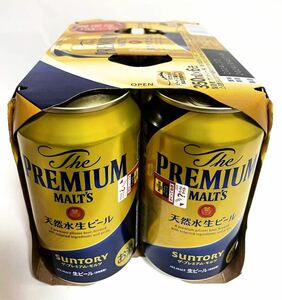 格安スタート! 天然水生ビール サントリー ザ・プレミアムモルツ 350ml 350ml × 6本入りセット！賞味期限2024年12月迄です。