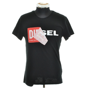 〇523277 DIESEL ディーゼル ○Tシャツ ロゴプリント サイズM メンズ ブラック