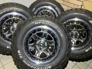 ★美品！デリカD5/アウトランダー/エクリプスクロスに！★バリ山グッドリッチ付！PCD114.3-5H/225/70R16★エクストレイル/CX5/エルグランド