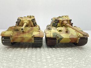 戦車 プラモデル 完成品 スケール不明 破損 欠品 あり まとめて 簡易梱包/ジャンク ※まとめて取引・同梱不可 [20-2426]