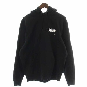 ステューシー STUSSY 20AW Peace & Love hooded sweat パーカー プルオーバー プリント 長袖 M 黒 ブラック /YI26 メンズ