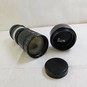 Sun Auto Tele-Zoom F:4.8 f=85~210mm サン光機 望遠ズームレンズ フィルムカメラ用 リアキャップあり 現状品 ／ 05-01051