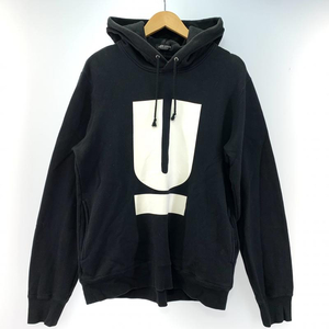 【中古】UNDER COVER　Uロゴプリントパーカー　4　アンダーカバー　UCA4892-01　ブラック[240019449074]