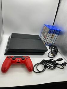 田　11D11 SONY PlayStation4 PS4 CUH-1000A ソフト込み　コントローラー込み　まとめ　現状品　