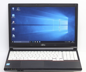 富士通 LIFEBOOK A574/MX/Core i5-4310M(2.70GHz/最大3.40GHz)/6GBメモリ/HDD320GB/無線LAN Bluetooth/15.6TFT/Windows10 Pro 64bit #0422