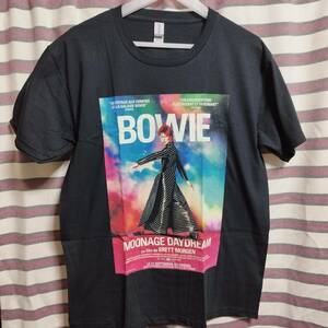 David Bowie / デヴィッドボウイ 映画『Moonage Daydream』バンドTシャツ【Lサイズ】デビット　BIGプリントTシャツ