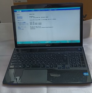 【ジャンク】★富士通 AH77/K（FMVA77KB）★ intel Core i7/8GB/HDD500GB