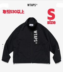 WTAPS 2024SS TRACK JACKET BLACK Sサイズ ダブルタップス トラック ジャケット ナイロンタッサー 241CWDT-JKM01 ブラックSMALL 