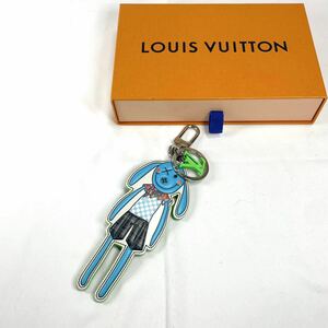 ルイヴィトン　キーリング　ラビット　ブルー　バッグチャーム　キーホルダー　LOUIS VUITTON