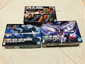 HG バウ　ザクマリナー　キュベレイ ガンプラ　BAWOO ZAKU MARINER QUBELEY 機動戦士ガンダムZZ HGUC