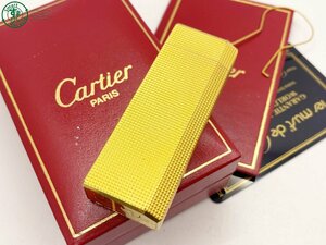 2406600453　△ Cartier カルティエ ローラー式 ガスライター ペンタゴン ゴールド ブランド 喫煙グッズ 着火未確認 ジャンク品