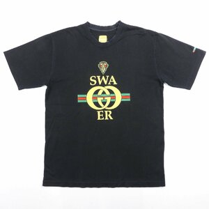 SWAGGER スワッガー Tシャツ ブラック #19886 送料360円 カジュアル ストリート Tee