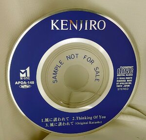 【8cmシングルCD】 KENJIRO - 風に誘われて/Thinking Of You（試聴盤/SAMPLE)APDA-148 DISCのみ