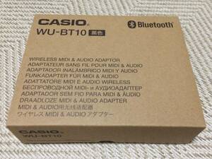 [未使用] カシオ CASIO - WU-BT10 / ワイヤレス MIDI & AUDIO アダプター 黒色 / ブラック Privia プリヴィア Wireless Bluetooth