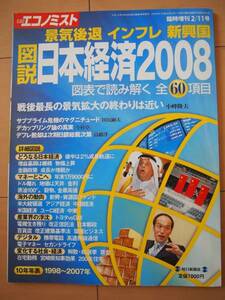 ☆美品☆　週刊エコノミスト臨時増刊　2008年2月11日号 ビジネス