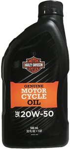 Harley-Davidson ハーレー ダビッドソン 純正 エンジン オイル グレード SAE 20W50 946ml 1本