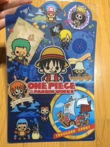 ONE PIECE ワンピース 下敷き 下じき したじき B5 新品②