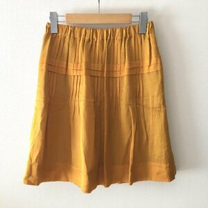 MACPHEE 36 マカフィー スカート ミニスカート シルク混 Skirt Mini Skirt Short Skirt 黄 / イエロー / 10036905