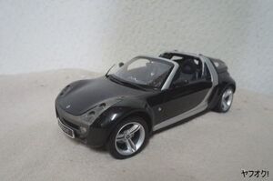 京商 スマート ロードスター 1/18 ミニカー 黒