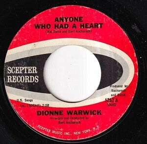 Dionne Warwick - Anyone Who Had A Heart / The Love Of A Boy (A) SF-W562