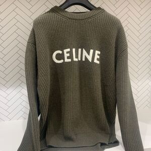 セリーヌ CELINE ニット オーバーサイズ セーター パーカー