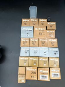 大村 9月 No.32 Nikon ニコン フィルター カメラフィルター 52mm まとめ売り