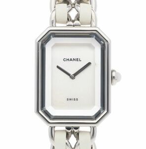 【正規品】CHANEL シャネル プルミエール M 腕時計 H1639 中古ホワイトシェル