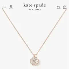 kate spade クローバーネックレス