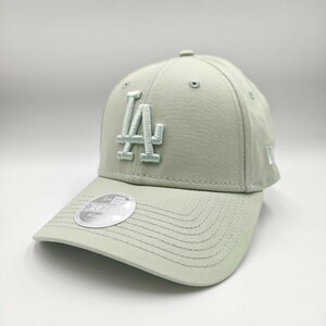 ニューエラ 9FORTY LA ロゴ キャップ 【ライトグリーン】ライムグリーン MLB メジャーリーグ NEW ERA 帽子 ドジャース ロサンゼルス