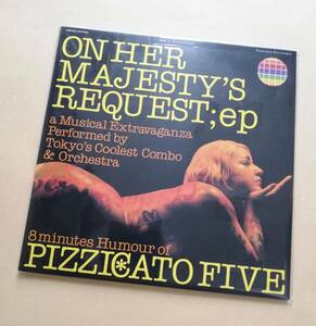 【新品未使用】 PIZZICATO FIVE 女王陛下のピチカート・ファイヴep 完全生産限定盤 7インチ アナログレコード ON HER MAJESTY