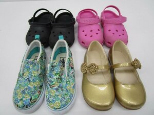 [即日発送] キッズ女の子スニーカー/パンプス/サンダル/CROCS/VANS 他 15～18センチ 4点セット まとめ売り⑤ 331