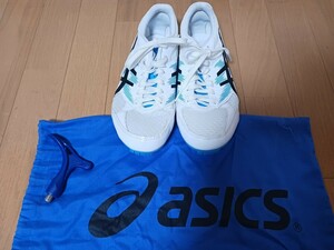 ☆送料無料☆ASICS アシックス☆スパイク 陸上競技 短距離 フィールド競技☆シューズケース&ピン着脱スパイクレンチ付き☆サイズ24.5cmです