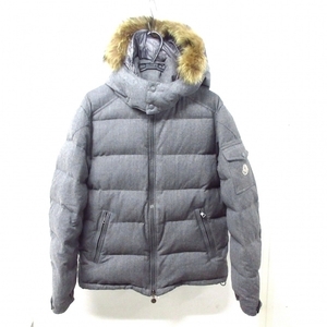 モンクレール MONCLER ダウンジャケット サイズ4 XL MONTGE グレー レディース 長袖/冬 ジャケット