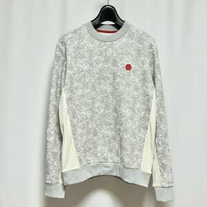 美品 22AW tovho トヴホ Brushed back pullover ブラッシュ バック プルーオーバー フラワー柄 トップス ゴルフ ウエア M 裏起毛