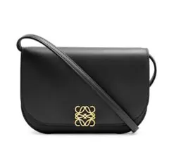 ★美品★ LOEWE ロエベ ゴヤ アコーディオンクラッチ ブラック