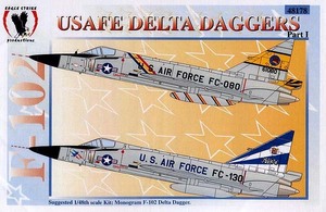 ●蔵出し！ イーグルストライクデカール 48-178 1/48　F-102A　デルタダガー　USAFE パート１