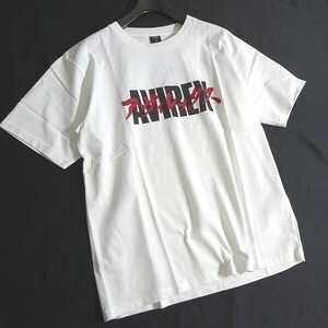 AVIREX アヴィレックス 新品 速乾×高強度 プレーティング天竺 カタカナロゴ 半袖 Tシャツ カットソー 6123281 02 L ▲018▼kkf365us