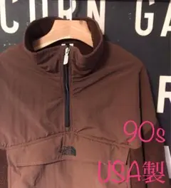 90s USA製 ノースフェイス フリース アノラック ヴィンテージ古着