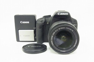 E097-Y32C-164 CANON キャノン EOS KISS X3 / EF-S 18-55mm 1:3.5-5.6 IS デジタル一眼カメラ 現状品③