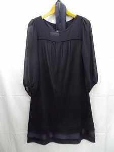 新品未使用品★ketty luxury◎ケティ/ワンピース/ベチコート付き/ネイビー/紺/日本製/定価￥19950/1サイズ