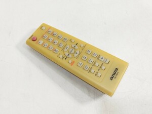 管理 1344 リモコン【保証付き】 aiwa アイワ オーディオリモコン RC-CAS14 色ヤケ有り